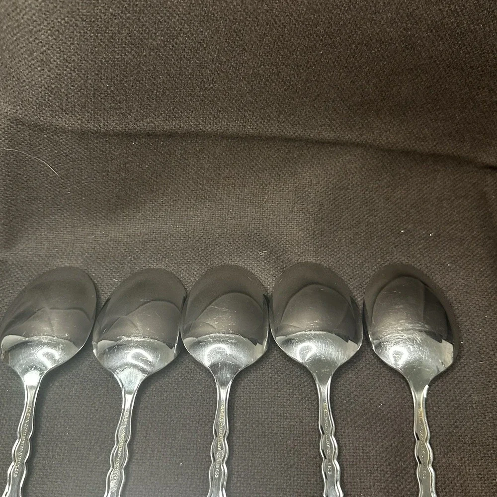 ONEIDA CELLO Serving Set 13 Casserole Pierced Pie Gravy Sugar Jelly Solid Spoons